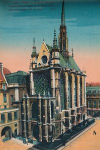 サントシャペルホーリーチャペル、パリ、c1920