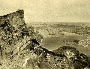 シャフベルクとモントゼー、アッパーオーストリア、c1935。 作： Unbekannt