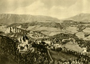 シュネーベルクとラックス山脈、センメリング、ニーダーエスターライヒ州、c1935。 作： Unbekannt
