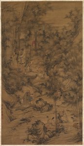 竹林の7つの価値、1644-1911年。 作： Unbekannt