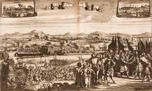 ボンの包囲、1689差出人：戦争の現場。 作： Unbekannt