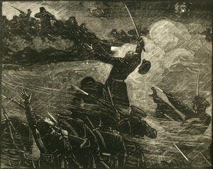 シリストリアの包囲、1854年、1890年。 作： Unbekannt
