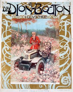 スキッド、雑誌「Le De Dion-Bouton」のイラスト、1909年 作： Unbekannt