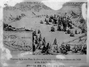 スペインのシルバー艦隊、1628年、1920年代 作： Unbekannt