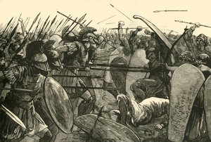 プラテアのスパルタン、1890年。 作： Unbekannt