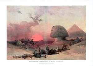 ギザのスフィンクス、エジプト、1840年代、1900 作： Unbekannt