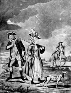 スポーティング・レディ、1776 作： Unbekannt