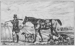 1827年のスポーツマン。 作： Unbekannt