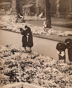 ウィンザーでのジョージ5世の国家葬儀：記念花輪、1936
