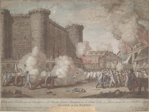 1789年7月14日、1789年のバスティーユの嵐 作： Unbekannt
