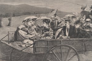 ストロー・ライド ハーパーズ・バザール、Vol. II、1869 年 9 月 25 日。