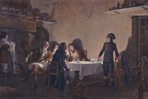 ボーケールの晩餐、1793年、1896年 作： Unbekannt