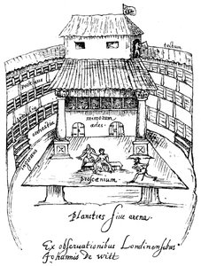 スワン劇場、ロンドン、1596、1893