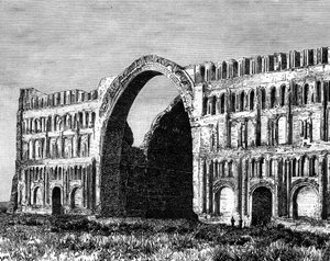 Taq-i Kisra、Ctesiphon、イラク、19世紀