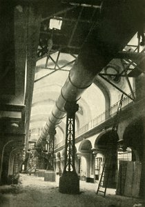 望遠鏡完成、1900年。 作： Unbekannt