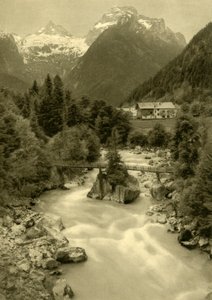 Teufelsstegデビルズブリッジ、ローファー、オーストリア、c1935。 作： Unbekannt