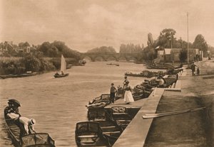 メイデンヘッドのテムズ川、1902