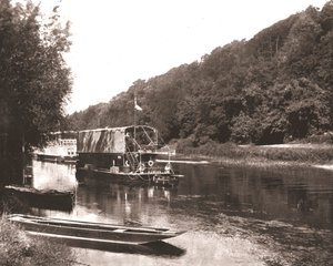 クリムデンウッドの下のテムズ川、バークシャー、1894年。 作： Unbekannt