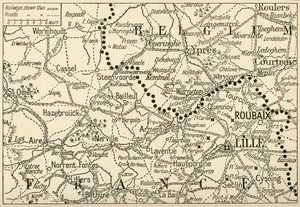 フランダースの戦争劇場、1914年、1920年。 作： Unbekannt