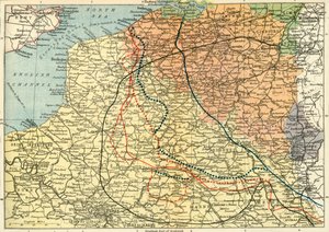 「西部戦線の戦争劇場」、1920 年頃。