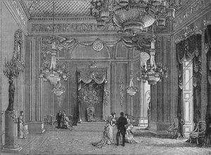 玉座の間、バッキンガム宮殿、ウェストミンスター、ロンドン、c1875 1878 作： Unbekannt