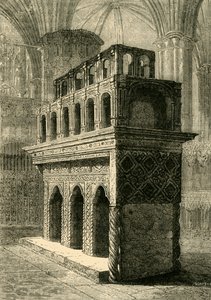 エドワードの告白者の墓、1881年。 作： Unbekannt