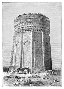 メイマンダンの塔、ペルシャイラン、1895 作： Unbekannt