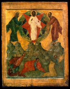 イエスの変容、ロシアの象徴、16世紀初頭 作： Unbekannt