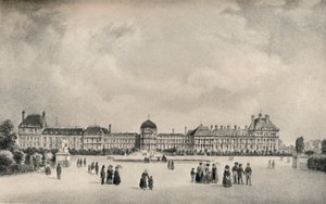 庭園からのチュイルリー宮殿、1915 作： Unbekannt
