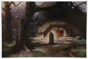 「2 人は愛情のこもった抱擁で再会した」、1906 年 作： Unbekannt
