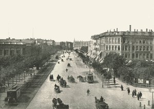 ヴェスターブロゲード、コペンハーゲン、デンマーク、1895年。 作： Unbekannt
