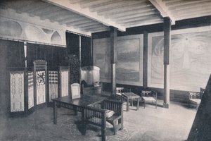 1902年トリノ展のオランダ支部の前庭 作： Unbekannt