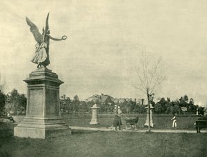 ビクトリアガーデン、ウィンザー、1901年。 作： Unbekannt