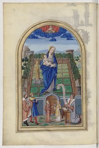 聖母マリア。 From：ピュイダミアンの聖母を称えるロイヤルソング、1501〜1600年 作： Unbekannt