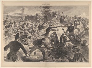 連合のための戦争、1862-バヨネットチャージハーパースウィークリー、Vol。 VII、1862年7月12日。 作： Unbekannt