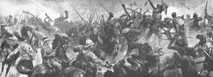 スーダンでの戦争、1883年から1885年：銃のギャラントの奪還... 1884年3月13日、1901年。 作： Unbekannt