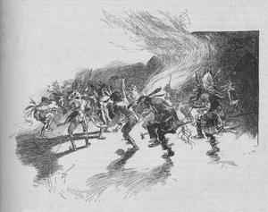 ウォリアーズはウォーダンスを踊りました、1902 作： Unbekannt