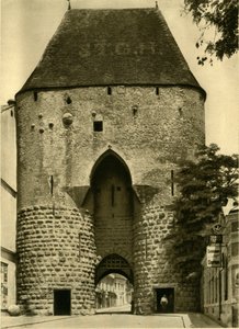 Wiener Tor、Hainburg an der Donau、ローワーオーストリア、c1935。 作： Unbekannt