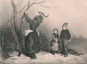 ウッドカッター、c1850 作： Unbekannt