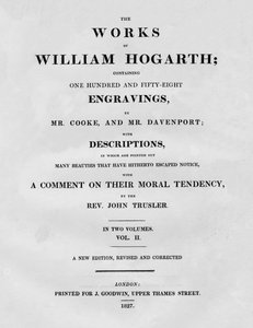 ウィリアム・ホガースの作品、第II巻、1827年。