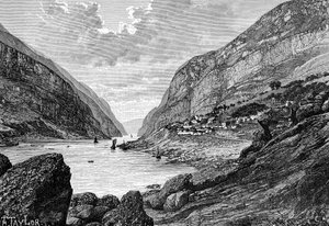 Yang-Tze-Kiang-Mitan Gorge、c1890 作： Unbekannt