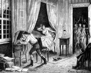 カミーユデスムーランの逮捕、1794年3月31日1882〜1884年 作： Unbekannt