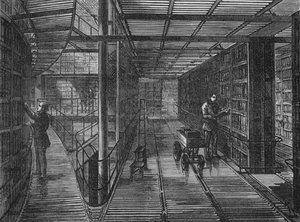 大英博物館、ブルームズベリー、ロンドン、c1875 1878の本棚 作： Unbekannt