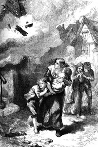 バージニア州ノーフォークの燃焼、1776年c1880 作： Unbekannt
