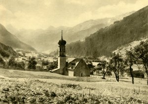 オーストリア、ゴルティポールにあるサンクトニコラウス教会、c1935。 作： Unbekannt