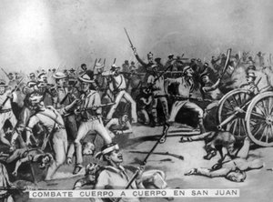 サンファンの戦闘、1898年、1920年代 作： Unbekannt