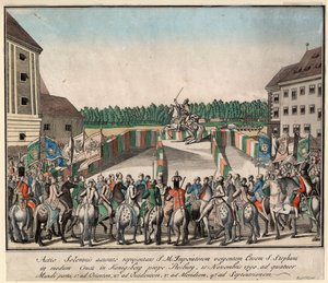 1790年1790年1月15日、プレスバーグでハンガリー王キングレオポルド2世の戴冠式。