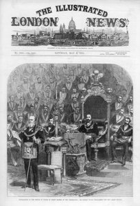 The Illustrated London Newsの表紙、1875年5月8日 作： Unbekannt