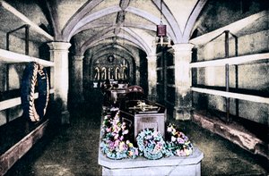 セントジョージズチャペルの首相の下の地下室、ウィンザー城、1910年1911年 作： Unbekannt