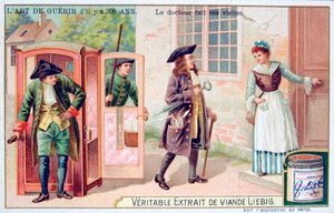 医者は彼の訪問をします、c1900 作： Unbekannt